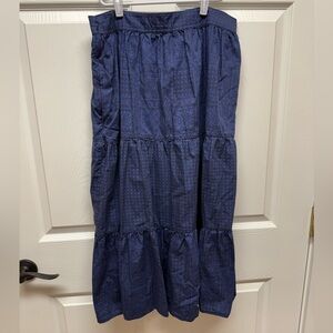 Tecovas Deep Blue Maxi Skirt